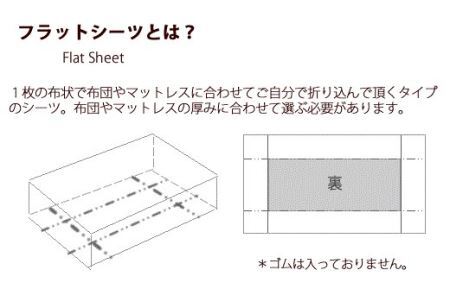 DH-1.【上質な肌ざわり】和布団用リネンフラットシーツ　シングルサイズ　ナチュラルシャンブレー