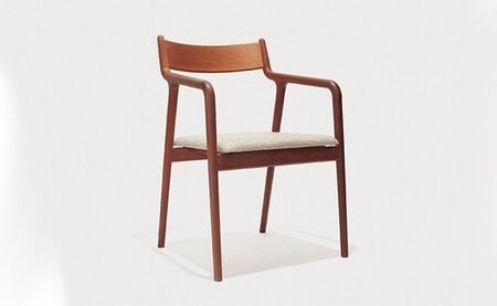 【宮崎椅子製作所】 PePeアームチェアー 1脚　ケヤキ
