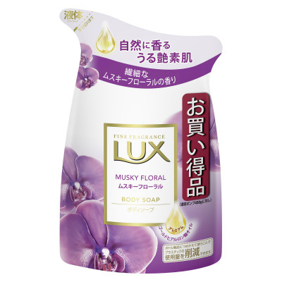 
                  ラックス　ボディソープ　ムスキーフローラル　つめかえ用　300g×12入【1355196】
                
