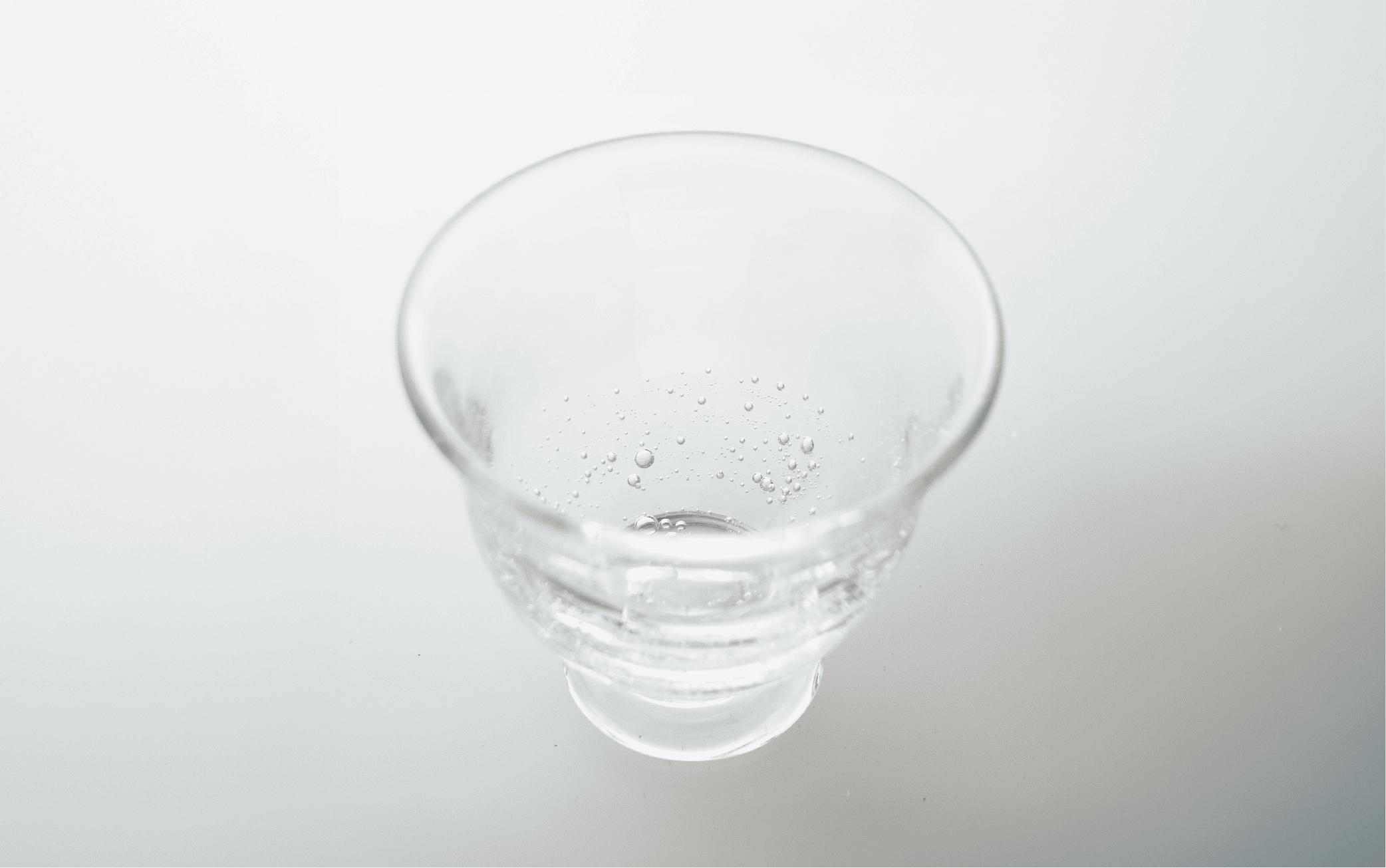 台座付きグラス(ペアセット)(宮澤ガラス/037-1328) グラス コップ ぐい呑み 乾杯用 工芸品 ガラス