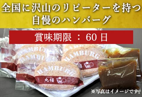 焼肉屋さんが美味しさに拘って作った 丸福ハンバーグ１０個 「2024年 令和6年」