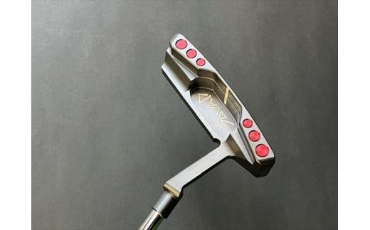 SQUAD-GOLF　-BB-345-　 SUS303　1ピース削り出しパター　34インチ GUN GRAY 【 プレゼント 贈り物 ギフト 誕生日 父の日 ゴルフ 大阪府 門真市 】