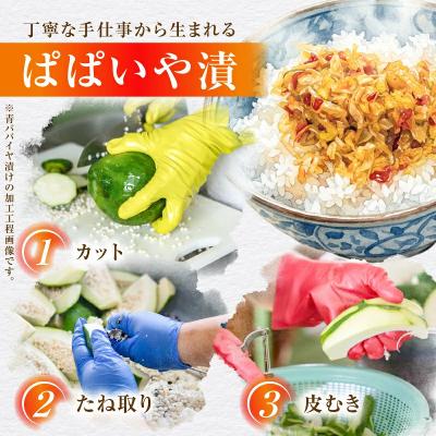 ふるさと納税 和泊町 2種6個セット!一度食べたら止まらない!沖永良部島産のぱぱいや漬 |  | 01