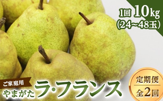 
                  【ご家庭用】やまがたラ・フランス定期便（全2回） FSY-2808
                
