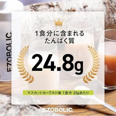 ふるさと納税 下関市 【定期便 3回】マスカットヨーグルト風味 3kg EZOBOLIC プロテイン LG303-G |  | 02