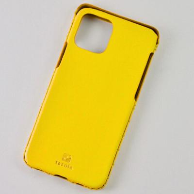 ふるさと納税 七尾市 【iPhone16用】本革ケース・イエロー