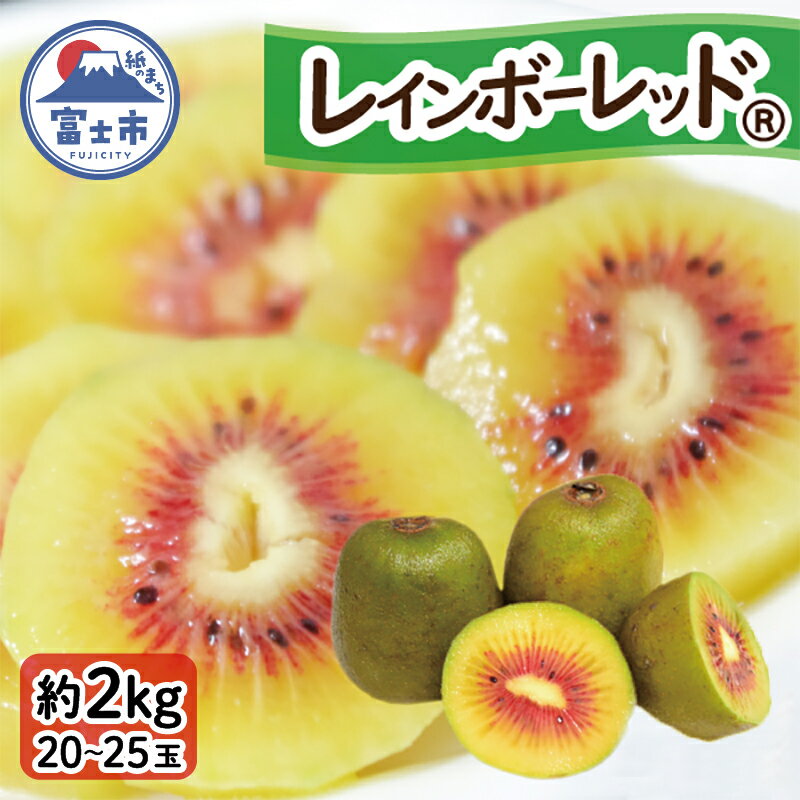 【ふるさと納税】 キウイフルーツ レインボーレッド®2kg 極旨 高糖度 詰め合わせ 20～25玉前後 期間限定 [sf001-087]