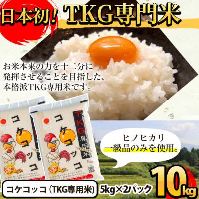 ふるさと納税 霧島市 《令和7年産新米 先行受付中》コケコッコ(TKG専用米)計10kg!【山口米店】　B-108 |  | 02