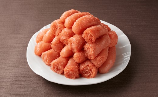 AC236.【ふくのや】ほぐれ明太子（無着色・中辛）1kg（500g×2パック）【辛子明太子】