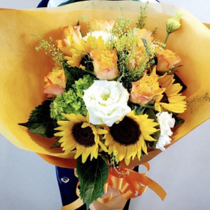 季節の花束 Sサイズ 3回 定期便 3ヶ月 有限会社田村フローリスト 花束