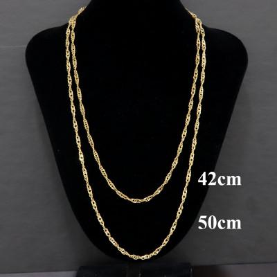 ふるさと納税 山梨市 K24純金スクリュー47チェーンネックレス50cm |  | 02