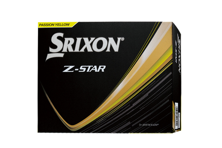 ゴルフボール スリクソン Z-STAR 1ダース【パッションイエロー】2025年モデル ダンロップ｜12個入り [1889]