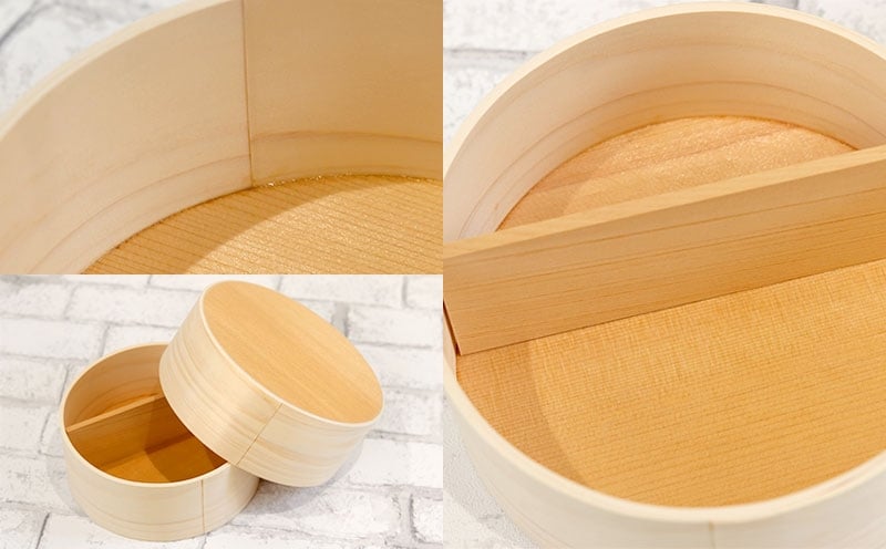 曲げわっぱ弁当箱 丸型 大 780cc 099H3582