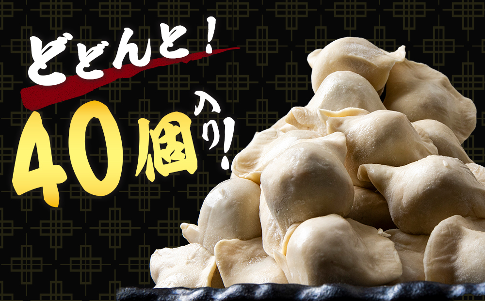 だぶだぶの肉汁をすすりたくなる餃子 40個（20個入×2パック） BE005_イメージ3