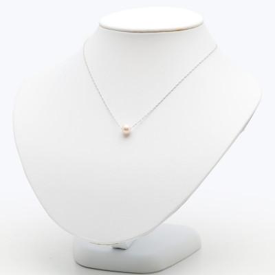 ふるさと納税 長崎市 あこや真珠(7.5〜8mm珠)スルーペンダント/K18WG |  | 02