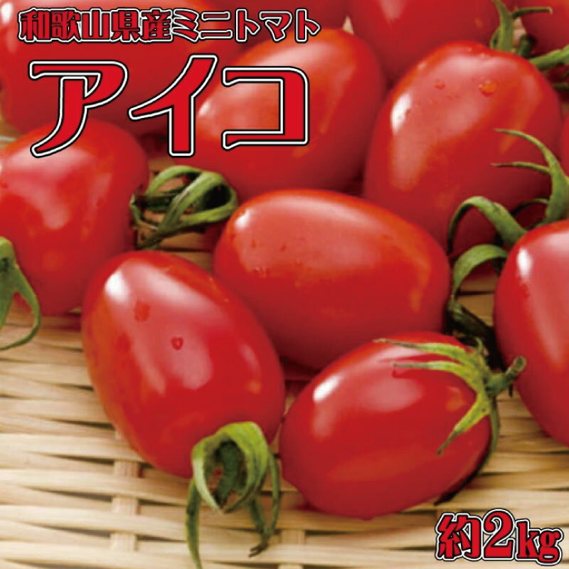 【ふるさと納税】【2月出荷分】ミニトマト「アイコトマト」約2kg（S・Mサイズおまかせ）【TM110】 | 和歌山 由良 和歌山県 由良町 和歌山県由良町 楽天ふるさと 納税 取り寄せ お取り寄せ グルメ お取り寄せグルメ ご当地 ご当地グルメ ミニ トマト ミニトマト 野菜
