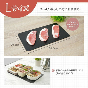 【ふるさと納税】解凍プレート厚さ2㎜L