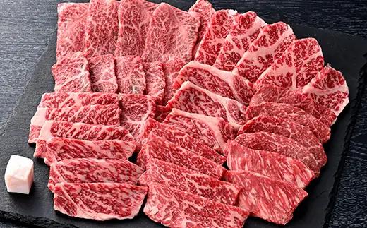近江牛 焼肉 霜降り × 赤身 ミックス 550g 寛閑観 【FR07W】【 近江牛 】 牛肉