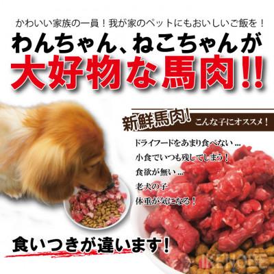 ふるさと納税 常陸大宮市 【ふるさと納税】馬肉モモ肉粗挽ミンチ肉 500g×2パック |  | 02