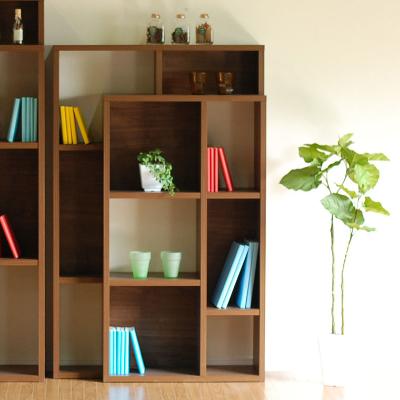 ふるさと納税 大川市 フレーム (ロータイプ)オープンシェルフL ダークブラウン(幅85高さ135) |  | 02