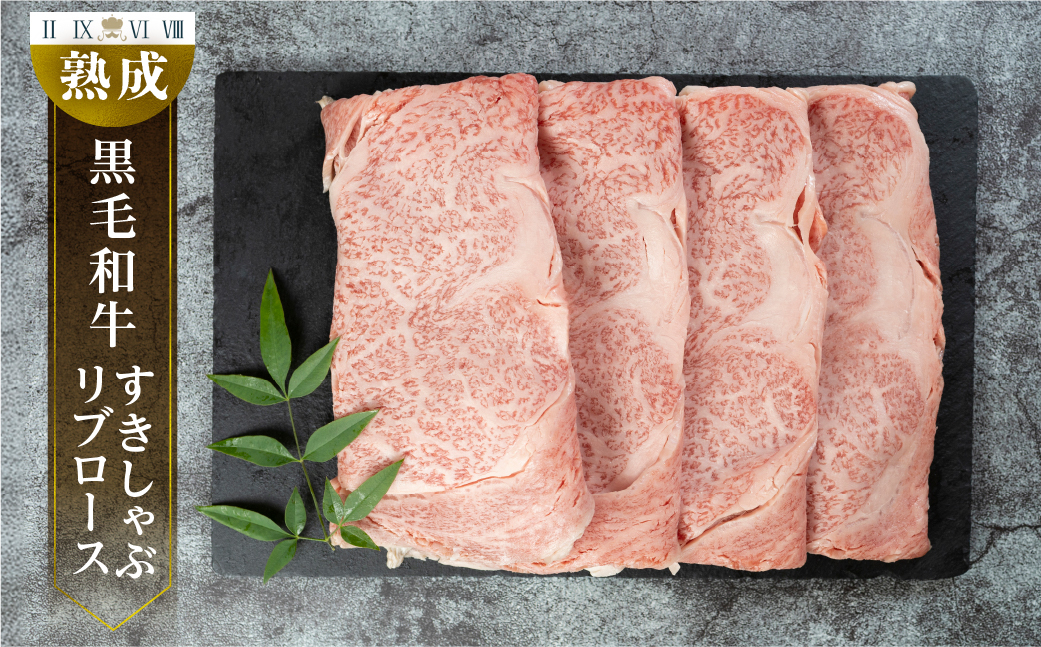 
                  黒毛和牛 みかわ牛 リブロース すき焼き用 500g
                