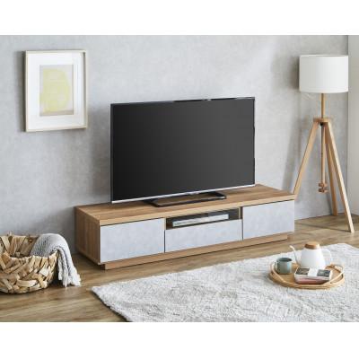 ふるさと納税 柳川市 【ローボード】ハリーファ150・ライトグレー(幅149.5cm 奥行45cm 高さ32.5cm)