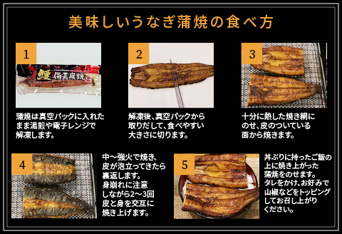 蒲焼き 国産 備長炭手焼き 和匠うなぎの蒲焼き 2尾セット (たれ・山椒付き)
