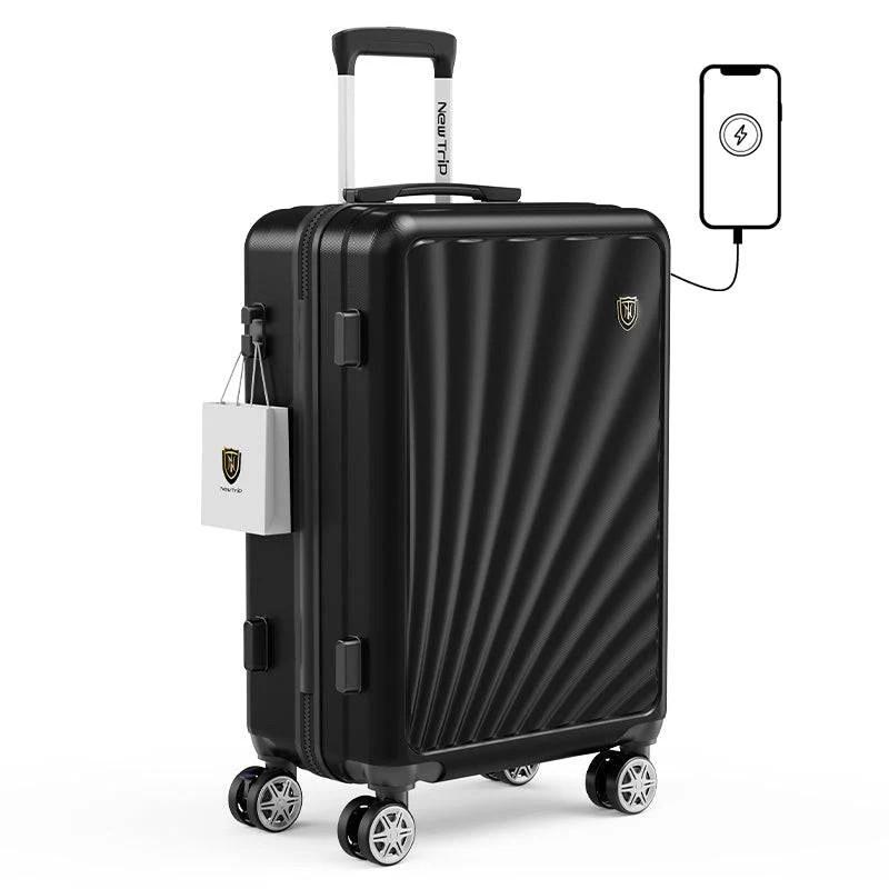 
            NEWTRIP0301　スーツケース　ブラック　Mサイズ　【11100-2000】
          