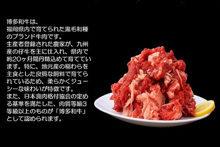 博多和牛切り落とし800g（400g×2パック）[H2302]