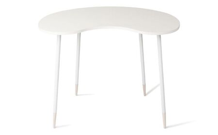 【＆FREL】FS ビーンズテーブル 先端色 4色 幅92cm 奥行60cm 高さ 72cm インテリア 家具 机 1人用テーブル かわいらしい ワークデスク リビング学習机 作業台 疲れにくい 耐久