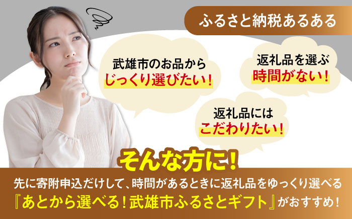 【あとから選べる】武雄市ふるさとギフト 寄附額6万円分 [UZZ003] あとから寄附 あとから寄付 選べるギフト あとからセレ