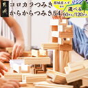 【ふるさと納税】【選べる！】都城市産スギ「コロカラつみき」＆「からからつみき54」セット - 60P/120P 選べるセット内容 積み木 ビー玉 転がし 知育玩具 日本製 木のおもちゃ グッド・トイ2021受賞 送料無料 SKU-D902 【宮崎県都城市は2年連続ふるさと納税日本一！】