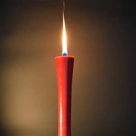 国内産ハゼの実蝋を100%使用して作った〈伝統工芸品　和ろうそく〉ダルマ25本入り【1124233】