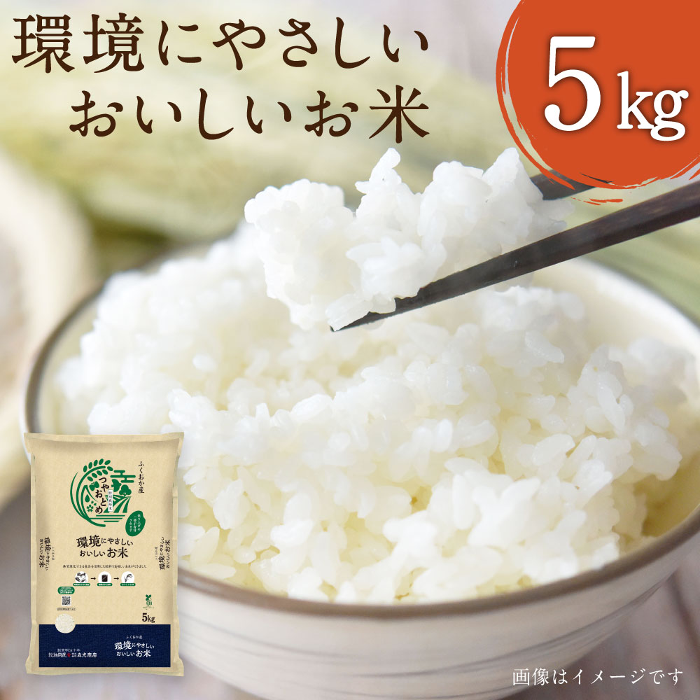 【ふるさと納税】T11 【令和6年産】 環境にやさしいおいしいお米 5kg 福岡産 白米 米 つやおとめ ルフラン 福岡県 みやま市 送料無料 【2025年10月下旬迄順次発送予定】