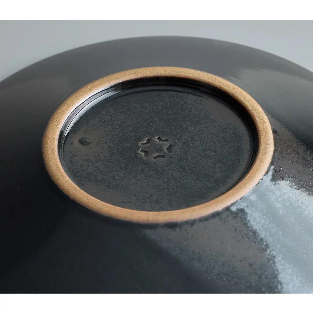 Tableware Shallow Bowl Rimペアセット18cm 藍墨