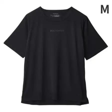 ドクターエア リカバリーTシャツ M　ブラック　ふるさと納税　摂津市【1635845】