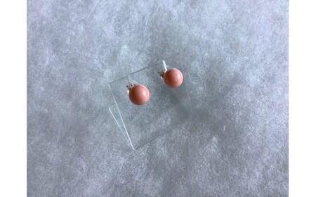 ボケTama ピアス 6.5mm～7.5mm | 珊瑚 ボケ珊瑚 サンゴ さんご ボケサンゴ ボケスカッチ ボケマガイ ピアス ゴールド アクセサリー 高知県 南国市