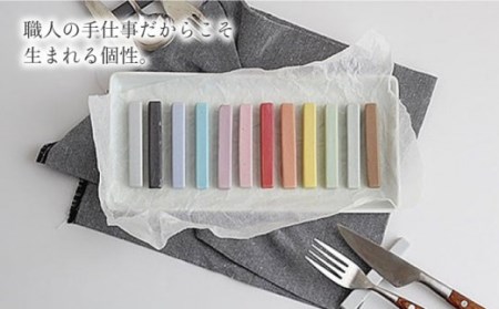 【波佐見焼】陶器 nuccaカトラリーレスト 3本セット 色おまかせ[OAP014]