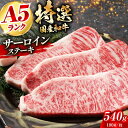 【ふるさと納税】国産和牛特上サーロインステーキ 180g×3枚 肉 お肉 国産 和牛 冷凍 大阪府高槻市/株式会社ミートモリタ屋[AOAI011]