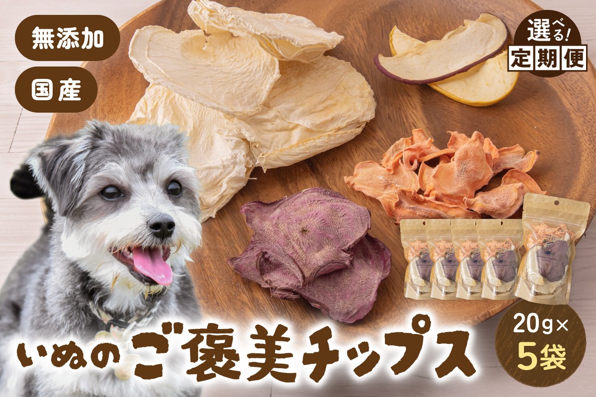 
                  〈選べる回数〉いぬのご褒美チップス20g×5袋 ペットフード 犬 無添加 ペットフード 犬 無添加 おやつ 美味しい ご褒美 ドッグフード いぬ 犬用 いぬ用 愛犬用 R030-018-O
                