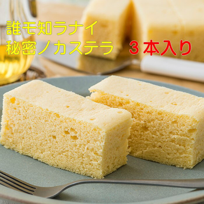 【ふるさと納税】 【ふわふわの新触感】誰モ知ラナイ秘密ノ カステラ 3本入り 和菓子 誕生日 記念日 ホワイトデー 父の日 母の日 記念日 お中元 お歳暮 ギフト プレゼント ご贈答 にも！ お菓子の菓だん お土産 おもたせ 新感覚 お菓子 スイーツ デザート 岩手県北上市 H0038
