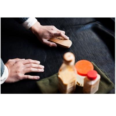 ふるさと納税 徳島市 【本革・手縫い】本藍染イタリアンレザーの薄型名刺入れ【CY013】 |  | 02