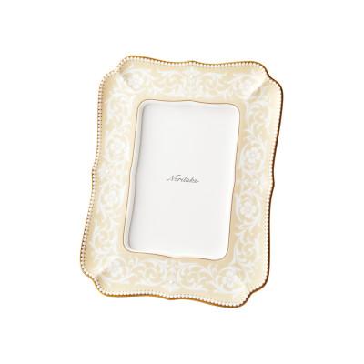 ふるさと納税 みよし市 ノリタケ【メゾンコレクション】ホワイトレース フォトフレーム