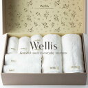 【ふるさと納税】Wellis【極上の肌心地】 ギフトフルセット ナチュラルホワイト（009_5034_01）