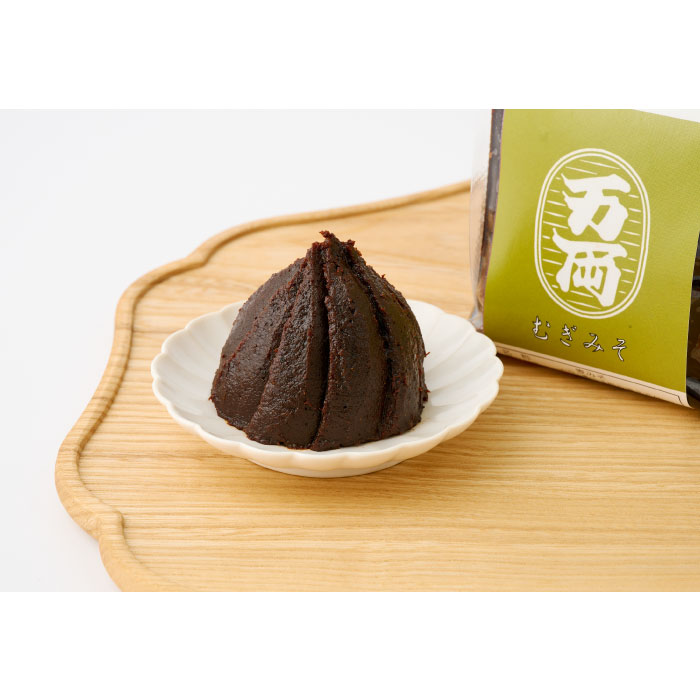 万両の特選みそセット ギフト箱 (D-5) 【九州 あまくち しろみそ あかみそ あかだし あわせ むぎ】(H016174)