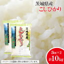 【ふるさと納税】No.481 【坂東市産】【令和6年産米】茨城コシヒカリ5kg×2 ／ 自然 お米 米 こめ コシヒカリ 送料無料 茨城県