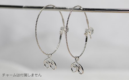 akoya フープピアス （K18WG） 8.5～9.0ミリ 真珠 アコヤ パール ピアス 18金 K18 WG アクセサリー ギフト ホワイトデー クリスマス 伊勢志摩 志摩ﾌｰﾌﾟ 