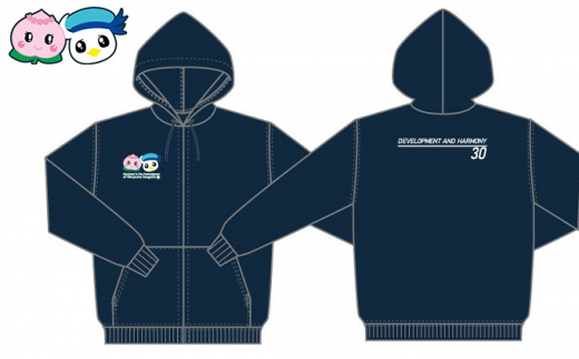 ふるさと納税限定 岡山シーガルズ×赤磐市コラボパーカー　LLサイズ