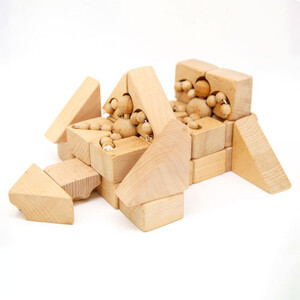 【知育積み木】パズルと積み木で想像力を育む木のおもちゃ 知育玩具 木の積木 木のパズル 想像力 幼児教育 プレゼント おしゃれ 出産祝い 贈答 安心 安全 きょうだい 遊べる つみき 積木   003