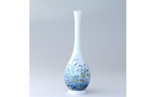 【ふるさと納税】【伊万里焼】シリーズ野の花 一輪挿し 花瓶【アトリエまりゑ】 135-H934